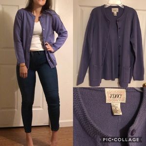 Vintage purple Cardigan